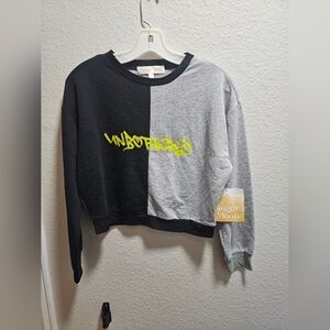 Sugar Moon Sweater Crop Top NWT